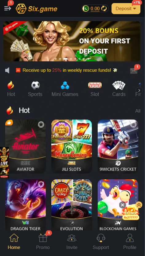 Six Game apk