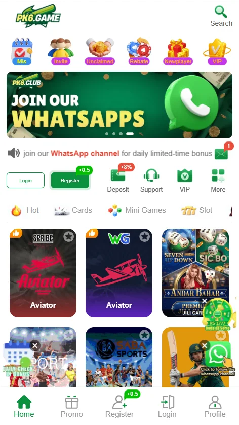 PK6 APK Games